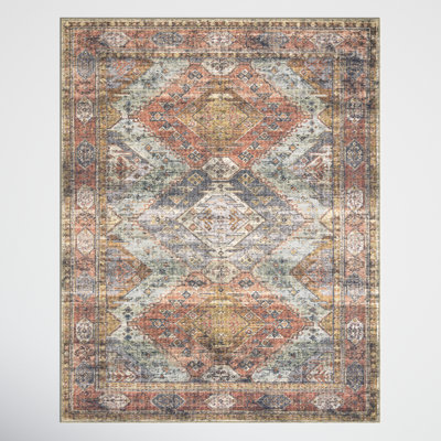Gelo Oriental Apricot/Mist Area Rug