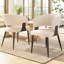 Fabric Upholstered Metal Armchair-335835006-335835001