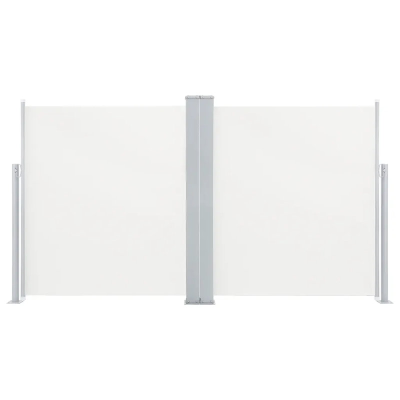 Dakota Fields 6cm W x 1.4cm D Fabric Cover Motorised Retractable Side Awning, Cream