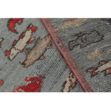 Rug & Kilim’S Mid-Century Style Rug In Blue With Colorful Fish Pictorials