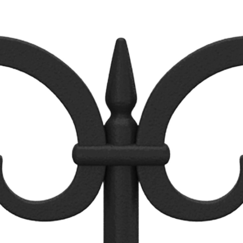 Arron 27.5cm H x 59cm W Edging, Black