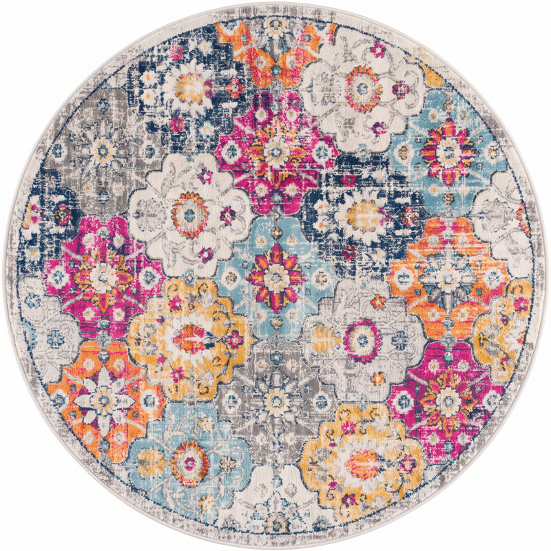 Kymiere Indoor Rug, Round 5'3"