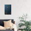 Navy Gold Succulent III by Urban Epiphany - Wrapped Canvas Print-1729250228