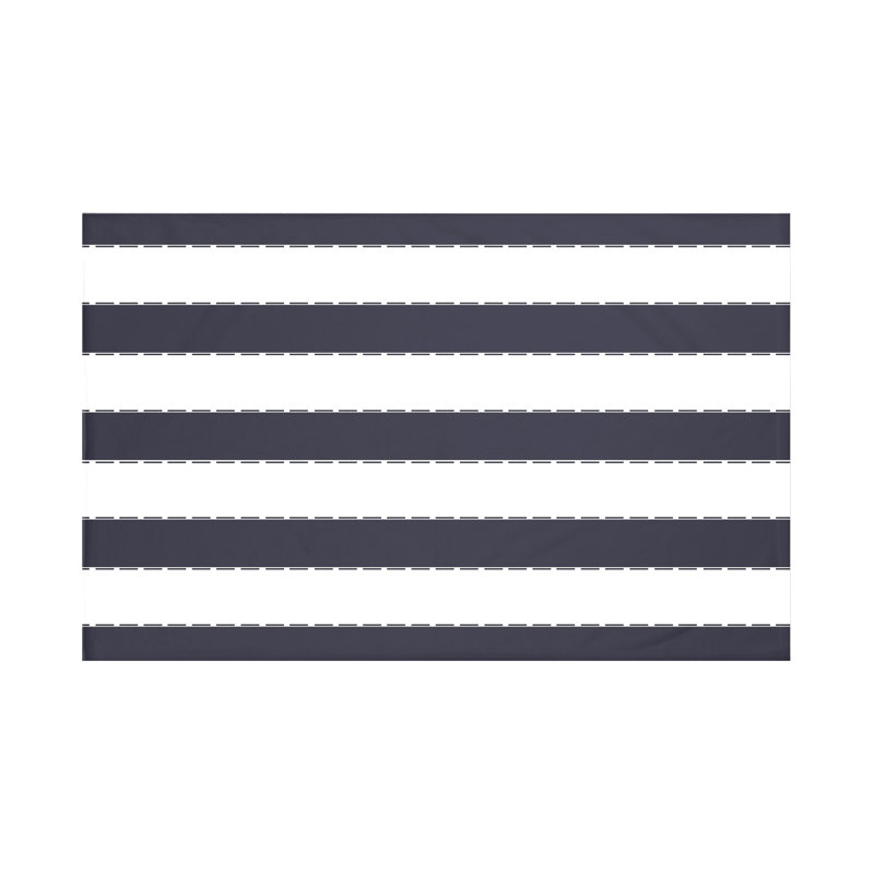 Stitch In Time Throw Blanket, 60" L x 50" W, Navy Blue