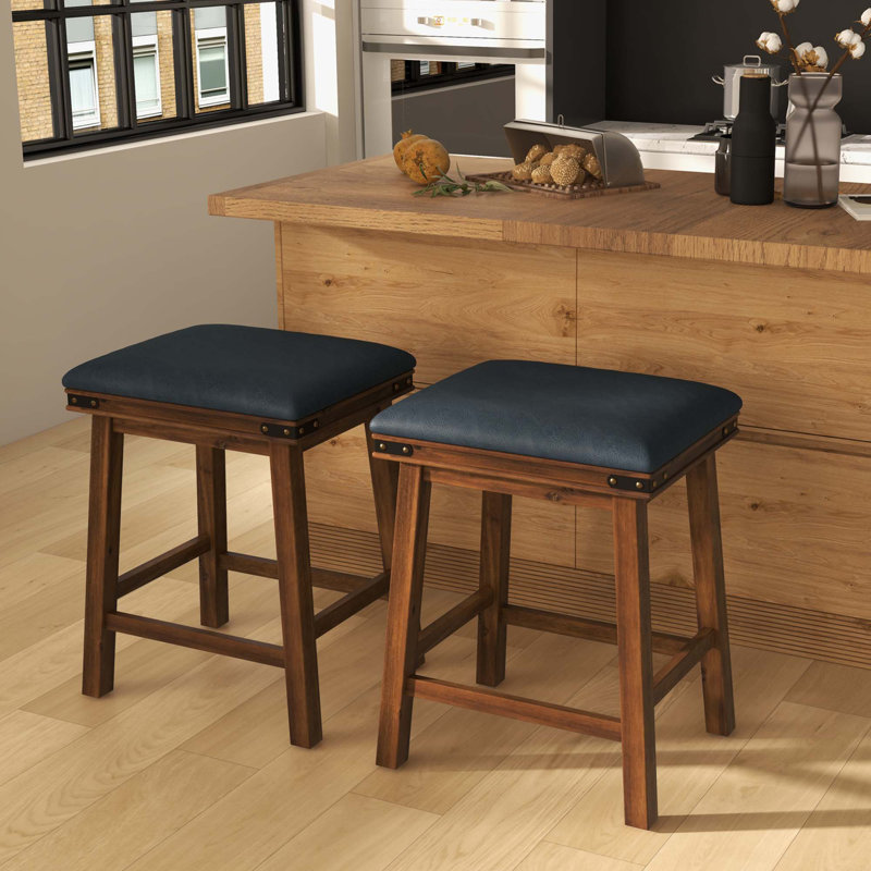 Tabouret de bar et de comptoir Menna, Tabouret de comptoir (siège d’une hauteur de 24