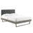 Bridgette Wood Platform Bed with Angular Frame-318441809-318441813