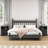 Farmhouse Nightstand With Charging Station, 2 Large Drawers & 2 USB ports with Open Storage-1681339264-1678694300
