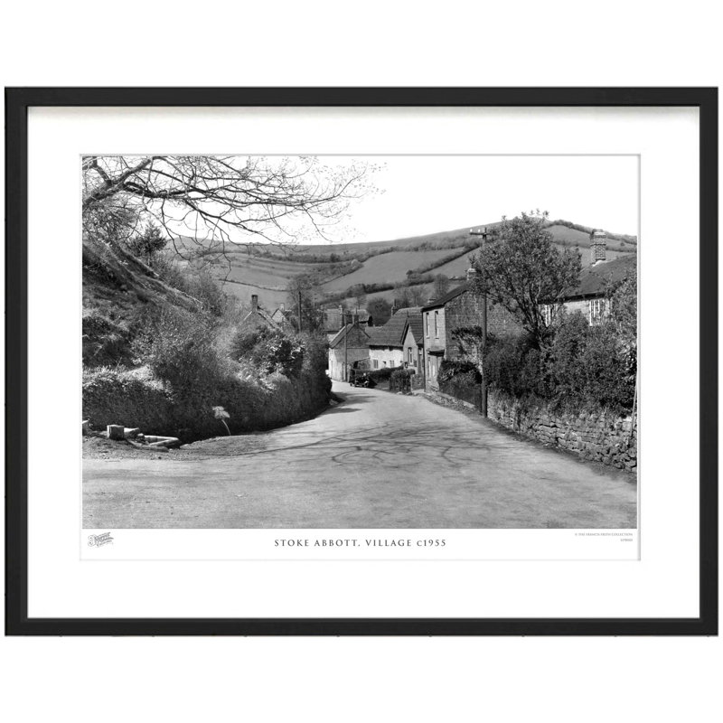 Stoke Abbott, Village C1955 by Francis Frith - Single Picture Frame Print, 40cm H x 50cm W x 2.3cm D