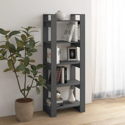 Ghala 160cm H Solid Wood Etagere Bookcase