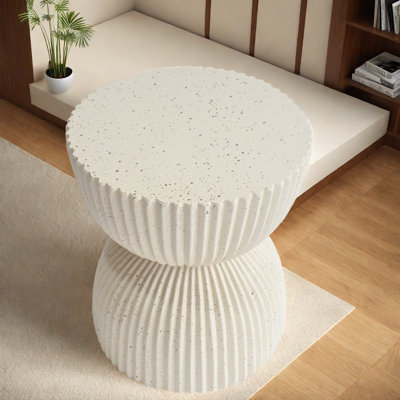 Concrete Top End Table