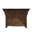 Carved Elm Dual-Drawer Cabinet