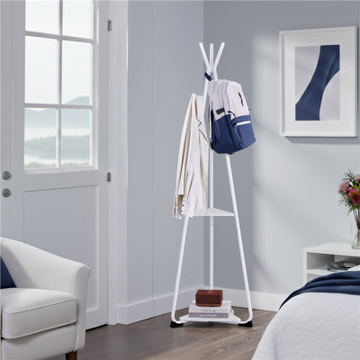 Metal Freestanding 6 - Hook Coat Rack