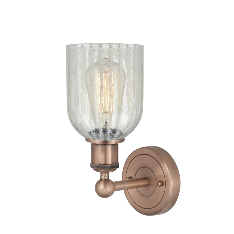 Carmi Armed Sconce, Mouchette, Antique Copper