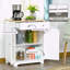 Armoire de cuisine à double porte avec tiroirs-2004357195