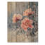 Hiver, pivoines glacées dans la forêt II - décorations murales en bois de pivoines - sur bois de pin naturel-1476844386