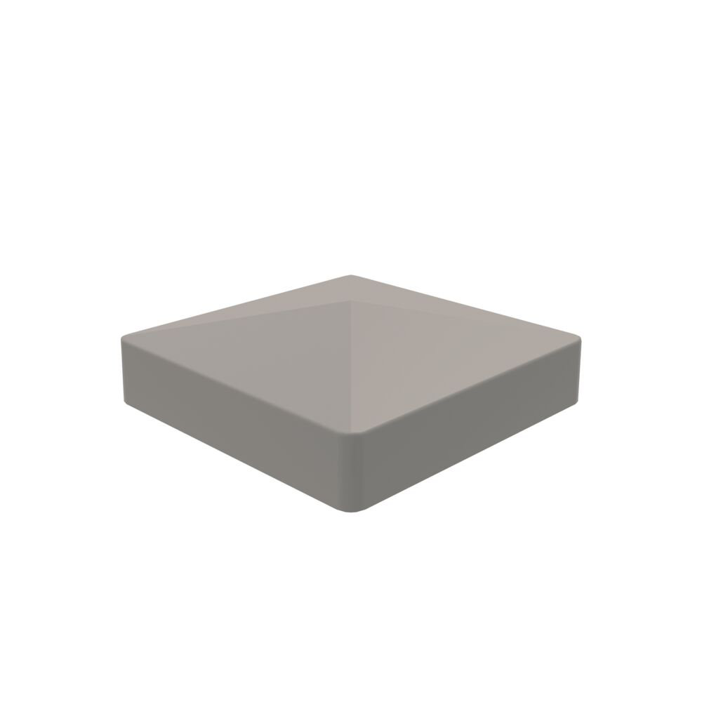 Barrette Outdoor Living Gray Vinyl Post Cap for Posts Barrette Outdoor Living