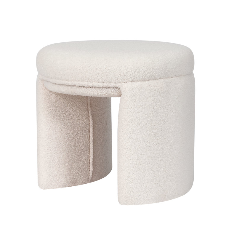 Repose-pieds Demetras, Blanc