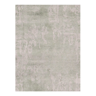 Light Green Modern Rug 8' X 10'