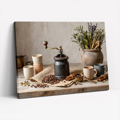 Rustic Still Canvas Wall Art Oil Painting Print Set Of 1