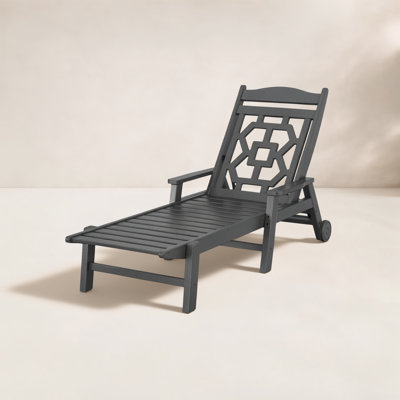 POLYWOOD® Chinoiserie 27" Patio Chaise Lounge