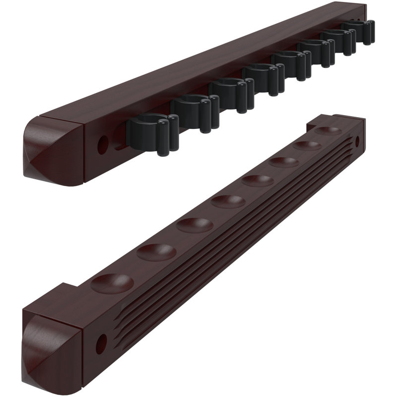 Mahogany 8-cue Viper Wall Rack