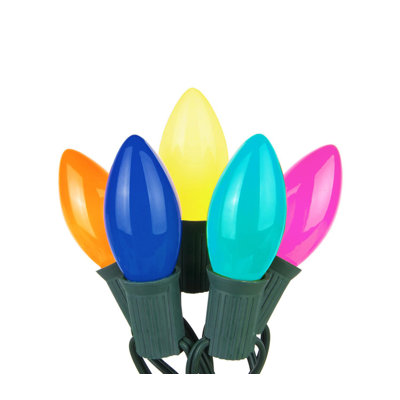 Ensemble de 5 lumières de Noël multicolores C9
