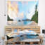 Paysage photographie plage coucher de soleil avec tapisserie de nuages-28483388