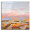 Art mural en verre rouge «Sky On Fire» par Odile, 36 po x 36 po Red Barrel Studio