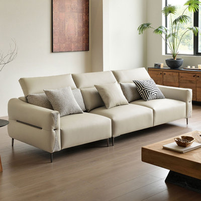 Coussin modulaire 116,14 po en similicuir