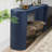 60'' Thick Top Entryway Table, Curved Legs, Support The Installation Of Inward-Facing Or Outward-Facing For Sofas, Entryway(Navy Blue)-355266549
