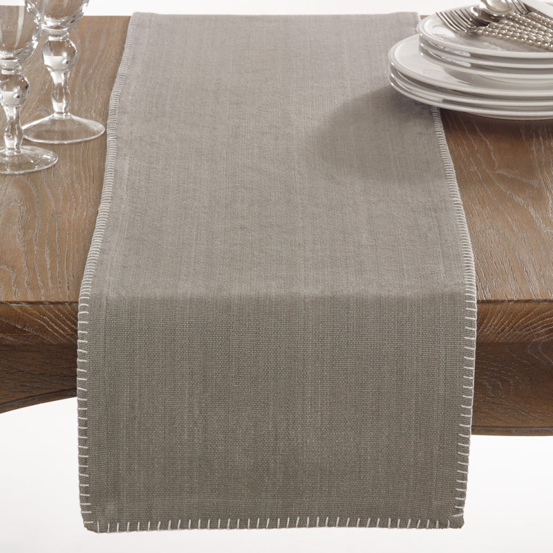 Chemin de table Ivara, Gris