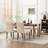 Fabric Upholstered Dining Chair Side Chair With Solid Wood Legs-465663113-436645583