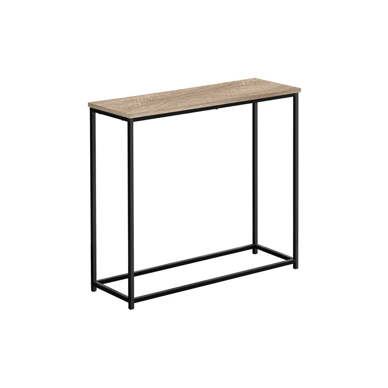 Console pour bureau en stratifié taupe