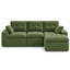 Canapé d'angle modulaire Cloud en forme de L de 103 pouces avec méridienne, assise extra profonde, revêtement en velours côtelé-1587661926