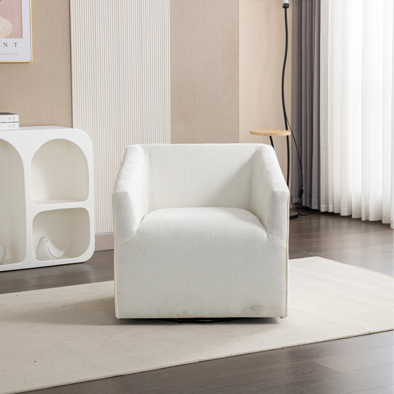 Siège pivotant en chenille Modern 360, Blanc