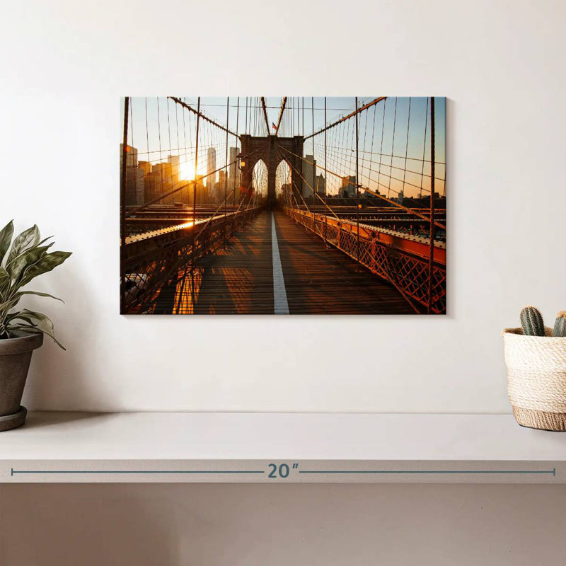 Lilie Radiant Brooklyn Bridge, H 8 po x l 12 po