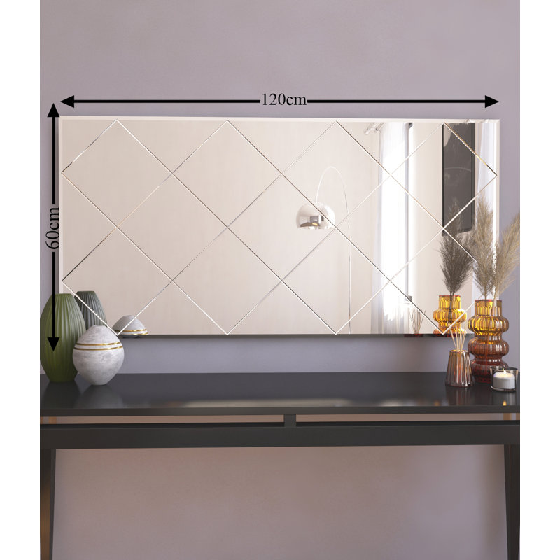 Quincie Flat Wall Mounted Accent Mirror