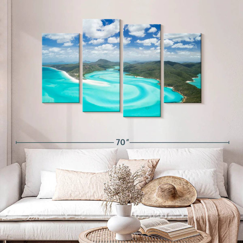 Îles Gillits Whitsunday, H 32 po x l 52 po