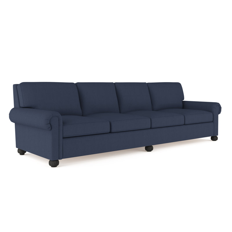 Leroy Sofa, 36" H x 120" W x 49" D, Pumice Velvet 