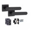 1 Pair Modern Lima Design Premium Door Handles on Square Rose-98355967