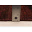 Tapis bordeaux Finie Peshawar Ziegler 9 pi 10 po x 9 pi 8 po