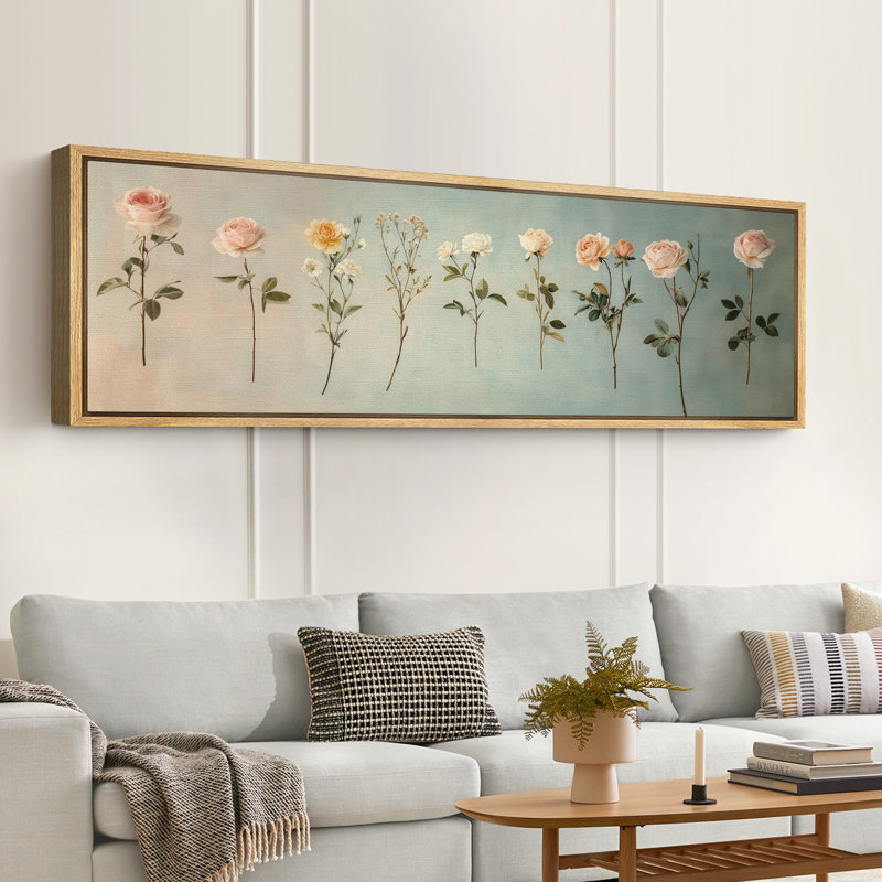 Gradient Roses, H 20 po x l 60 po, Naturel