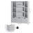47.2"H Wood Storage Kids Bookcases  with Sliding Door and 3 Removable Drawers-1547394814