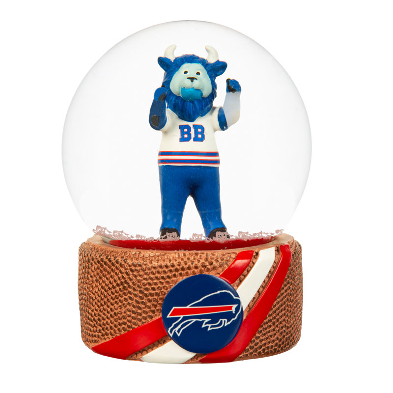 Sports Licensed 5" Mascot Water Snow Globe, Buffalo Bills
