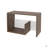 Side Table In Melamine With Open Storage