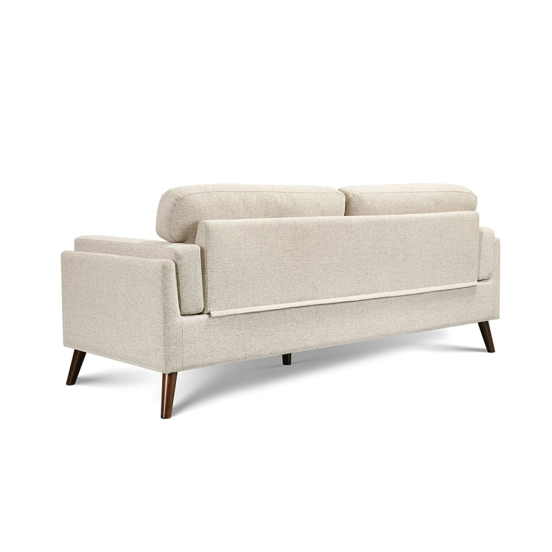 Vedic 3 Seater Sofa, Light Grey