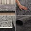 Ruglenza Modern Woven Rug - Washable Soft Touch Carpet, Non Slip Base, Easy Clean Wool Blend Texture, Decorative Area Rug for Living Room & Bedroom-754941480-741673421