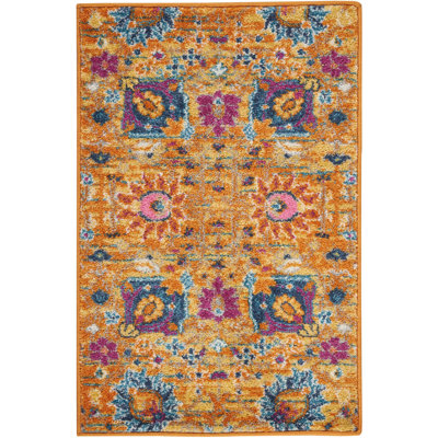 Justien Floral Area Rug