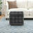 Laryn Genuine Leather Square Pouf Ottoman-41180670