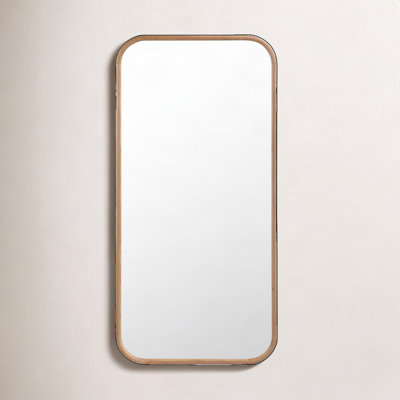 32" Oak Full-Length Mirror